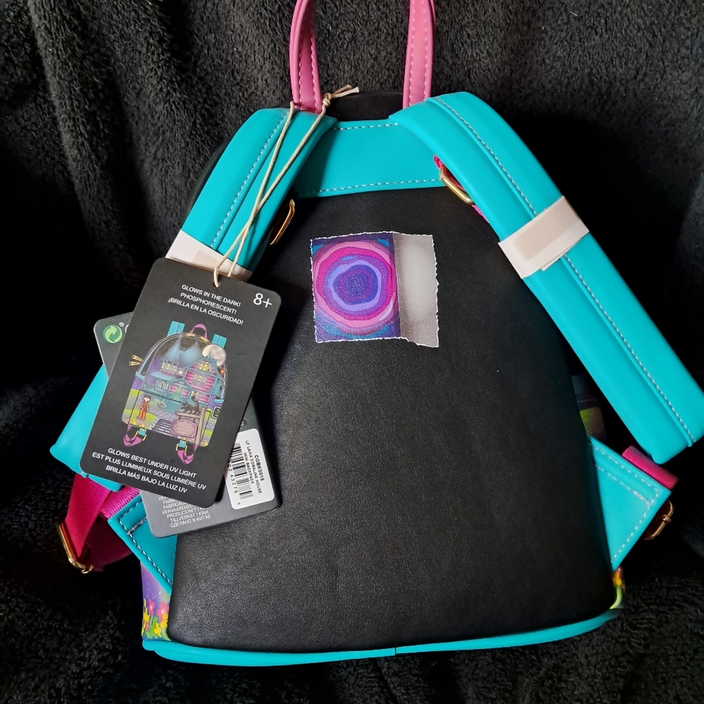 RARE Coraline House Loungefly Mini Backpack - Picture 3 of 4